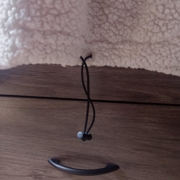 No Boundaries, Fuzzy Pullover Sweater with Drawstring Waist - Picture 4 of 4